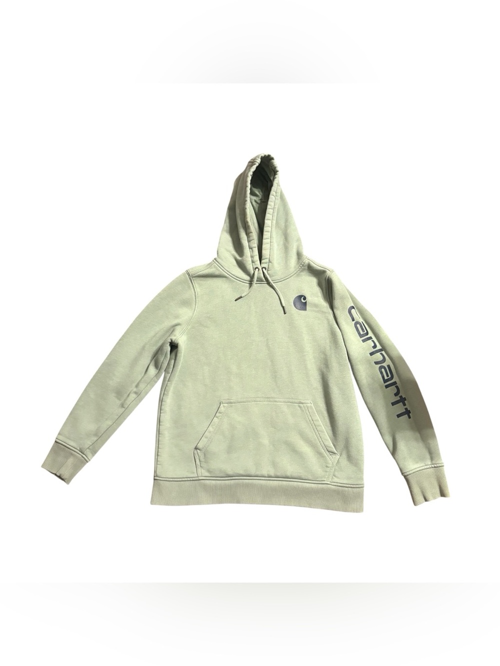 Carhartt green Pullover Hoodie with blue Logo